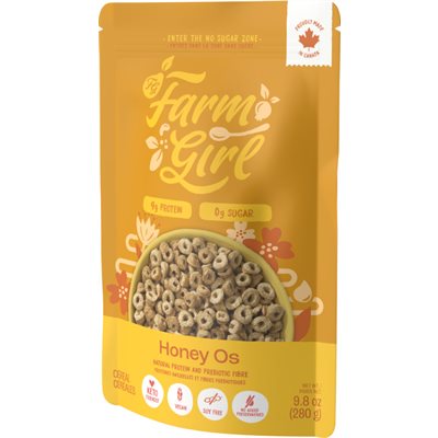 Farm Girl O's au Miel Céréales 280g Farm Girl O's au Miel Céréales 280g