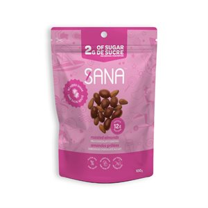 Sana Bouchées -Amandes Rôties au Chocolat au lait 100g