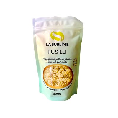 La Sublime Fusillis Faibles En Glucides 200g