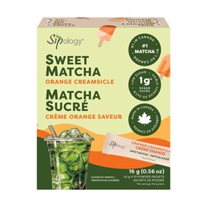Sipology Matcha Sucre Creme Orange 10Pq