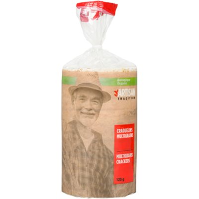 Artisan Tradition Multigrains Crackers Organic 120 g 120g