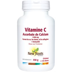 New Roots Vitamine C Ascorbate de Calcium 150g