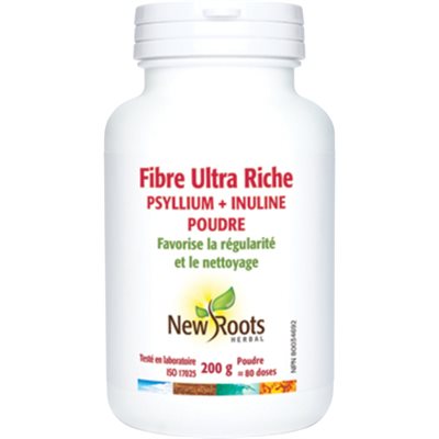 New Roots Fibre Ultra Riche - Psyllium + Inuline 200g New Roots Fibre Ultra Riche - Psyllium + Inuline 200g