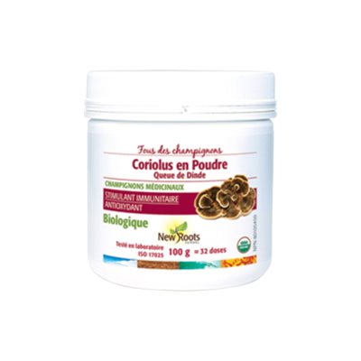 New Roots Coriolus en Poudre 100g New Roots Coriolus en Poudre 100g