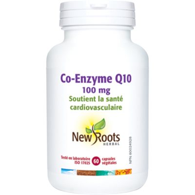 New Roots Co-Enzyme Q10 100mg 60caps New Roots Co-Enzyme Q10 100mg 60caps