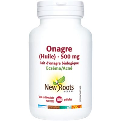New Roots Onagre (Huile) 500 mg 180gélules New Roots Onagre (Huile) 500 mg 180gélules