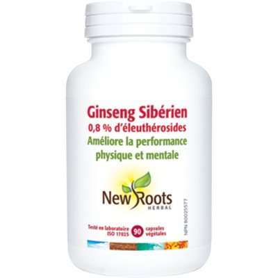 New Roots Ginseng Sibérien 90caps New Roots Ginseng Sibérien 90caps