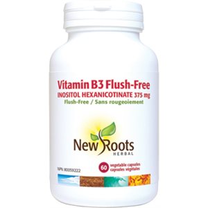 New Roots Vitamine B3 Sans rougeoiement 60caps