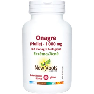New Roots Onagre (Huile) 1000mg 90gels New Roots Onagre (Huile) 1000mg 90gels