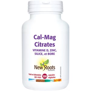 New Roots Cal-Mag Citrates 200caps