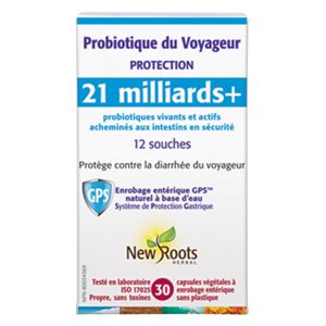 New Roots Probiotique du Voyageur 30caps