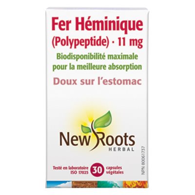 New Roots Fer Héminique (Polypeptide) 30caps New Roots Fer Héminique (Polypeptide) 30caps