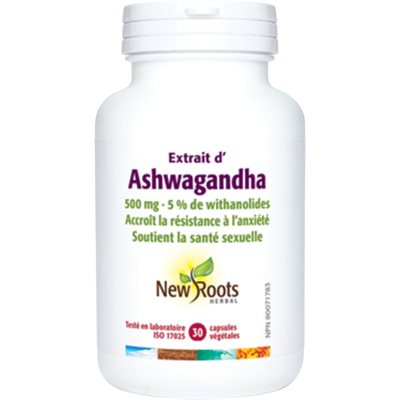 New Roots Ashwagandha (Extrait) 30caps New Roots Ashwagandha (Extrait) 30caps