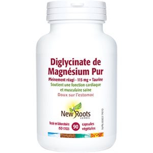 New Roots Pure Magnesium Bisglycinate 115 mg + Taurine 90 capsules