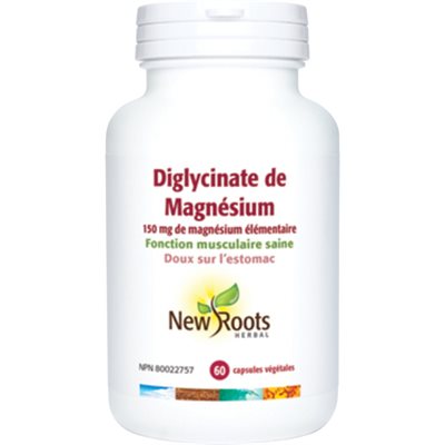New Roots Diglycinate de Magnésium Plus 60caps New Roots Diglycinate de Magnésium Plus 60caps