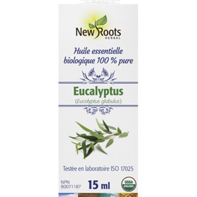 New Roots Huile Essentielle d'Eucalyptus 15ml New Roots Huile Essentielle d'Eucalyptus 15ml