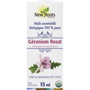 New Roots Huile Essentielle de Géranium Rosat 15ml