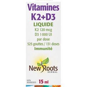 New Roots Vitamines K2+D3 15ml