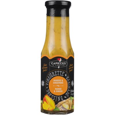 Caprices D'Antan Vinaigrette Marinade Dressing Mangue & Gingembre 250 ml Caprices D'Antan Vinaigrette Marinade Dressing Mangue & Gingembre 250 ml