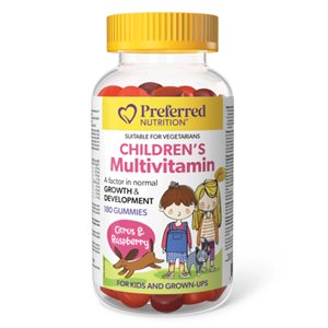 Preferred Nutrition Multivitamines pour enfants - Agrumes et framboises 180 gummies