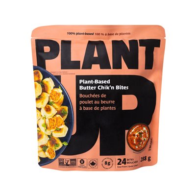 Plant Up Bouchées de Poulet au Beurre à Base de Plantes 288g Plant Up Bouchées de Poulet au Beurre à Base de Plantes 288g