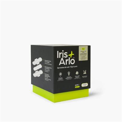 SERVIETTES DE NUIT IRIS & ARLO 10un SERVIETTES DE NUIT IRIS & ARLO 10un