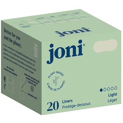 Joni Organic Bamboo Liners 20 Ct.