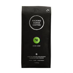 Kicking Horse Coffee Kick Ass Café à Grains Entiers Corsé 454 g
