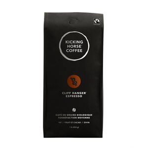 Kicking Horse Café en Grains Cliff Hanger Espresso Velouté Biologique