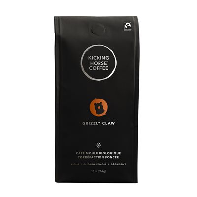 Kicking Horse Coffee Grizzly Claw Ground Coffee Dark 284 