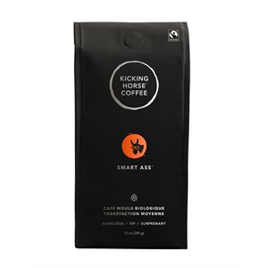 Kicking Horse Coffee Smart Ass Café Moulu Cafetiére à Filtre Velouté 284 g