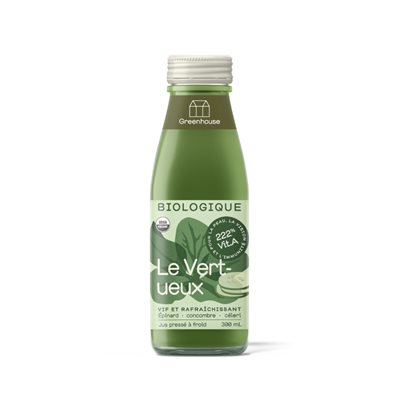 Greenhouse Jus Cru et Biologique le Vertueux 300 ml