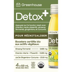 Greenhouse Detox 4 X 60 Ml