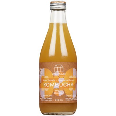 Greenhouse Kombucha Gingembre et Curcuma Biologique 340 ml Greenhouse Kombucha Gingembre et Curcuma Biologique 340 ml