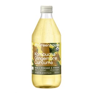 Greenhouse Kombucha Ginger Turmeric Organic 340 ml