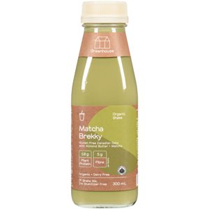 Greenhouse Organic Shake Matcha Brekky 300 ml 