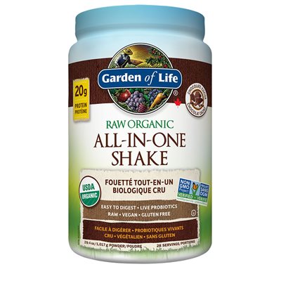 Garden Of Life RAW ALL-IN-ONE NUTRITIONAL SHAKE - Chocolate Cacoa 1017g