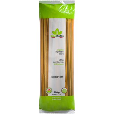 Bioitalia Pâtes aux Légumes Biologiques Spaghetti 500 g Bioitalia Pâtes aux Légumes Biologiques Spaghetti 500 g