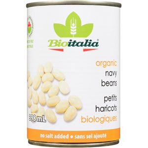 Bioitalia Navy Beans Organic 398 ml 