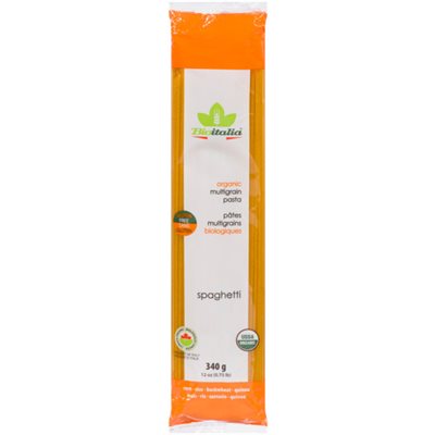 Bioitalia Spaghetti Pâtes Multigrains Biologiques 340 g Bioitalia Spaghetti Pâtes Multigrains Biologiques 340 g