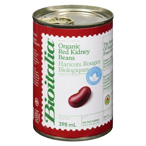 Bioitalia Haricots Rouges Biologiques 398 ml