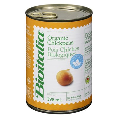 Bioitalia Pois Chiches Biologiques 398 ml