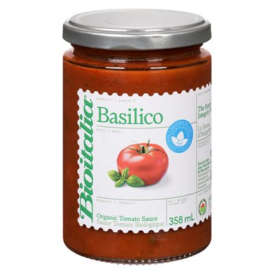 Bioitalia Organic Basil Sauce 358 ml 