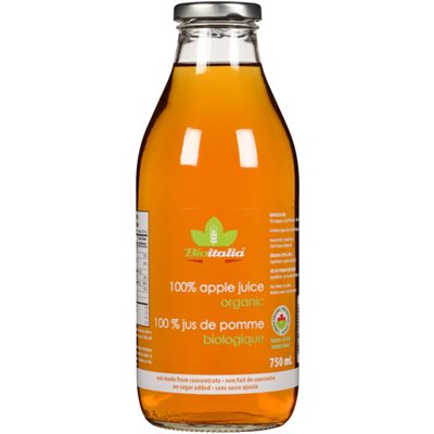 Bioitalia 100 % Jus de Pomme Biologique 750 ml Bioitalia 100 % Jus de Pomme Biologique 750 ml
