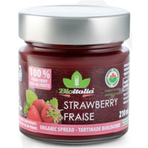 Bioitalia Organic Strawberry Spread 210Ml