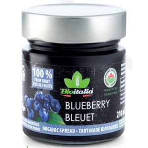 Bioitalia Organic Blueberry Spread 210Ml