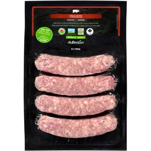 duBreton Organic Toulouse sausages