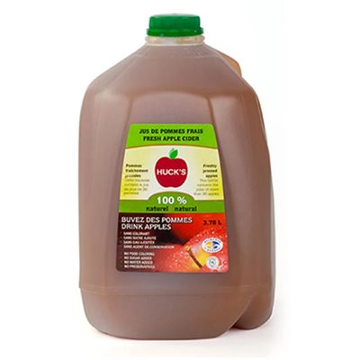 Huck's 100% Fresh Apple Cider Juice 3.78L