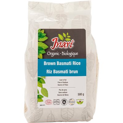 Inari Riz Basmati Brun Bio 500G Inari Riz Basmati Brun Bio 500G