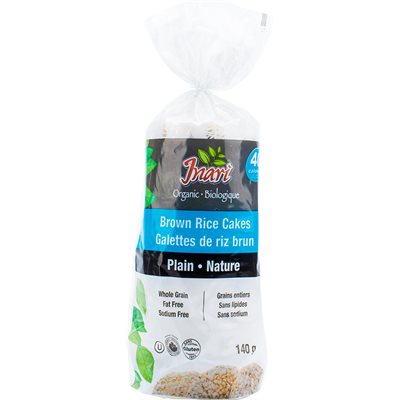 Inari Galette De Riz Brun Nature Sans Sel Bio 140G Inari Galette De Riz Brun Nature Sans Sel Bio 140G